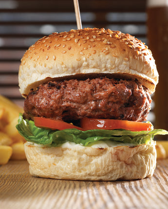 Winner's Quality Meats gourmet burger